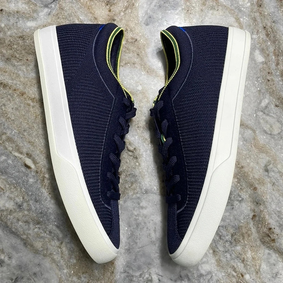 Rothy’s The Lace Up Sneaker in Navy Knit - Picture 16 of 16